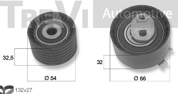 TREVI AUTOMOTIVE Hammasrihma komplekt KD1185